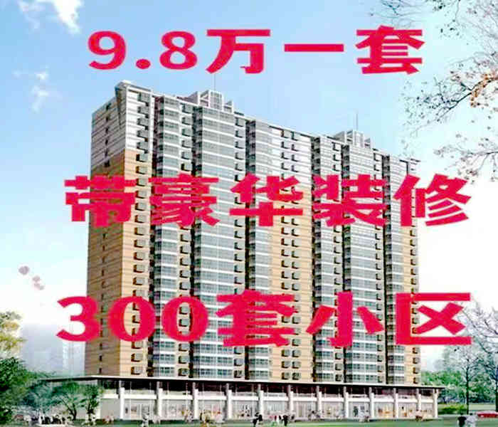 沙頭小產權網：東方公館3棟，9.8萬一套，帶豪華裝修